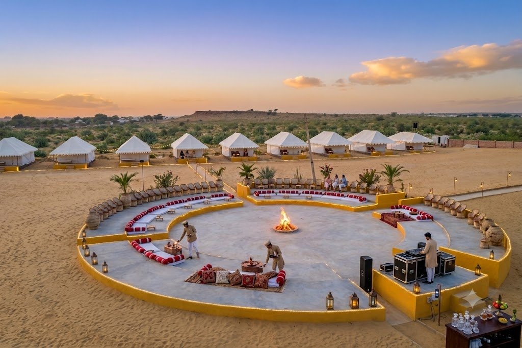 Camel safari across the Thar desert