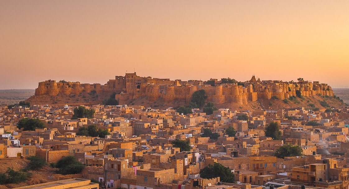jaislmer sunset fort 